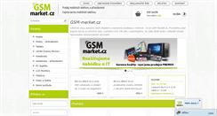 Desktop Screenshot of gsm-market.cz
