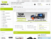 Tablet Screenshot of gsm-market.cz